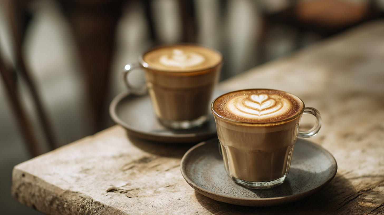 Cafés artesanais criados com IA